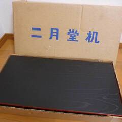 経机　お供机　お供物台　仏前机　二月堂机　仏具　お盆　折りたたみ式の画像