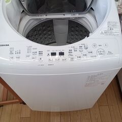 ★リユースのサカイつくば店★TK5990 TOSHIBA 洗濯機 AW-8VM3（W） 8㎏ 23年製 動作確認／クリーニング済み　【リユースのサカイつくば店】 の画像