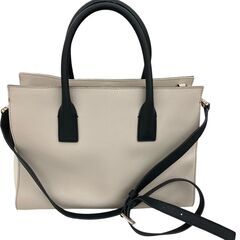 186000 現状品 kate spade new york ケイトスペードニューヨーク ハンドバッグ 白・黒バイカラー 2way レディース [250416HM210006]の画像