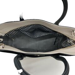 186000 現状品 kate spade new york ケイトスペードニューヨーク ハンドバッグ 白・黒バイカラー 2way レディース [250416HM210006]の画像