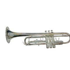 186000 現状品 SOLEIL ソレイユ SOLEIL 管楽器 トランペット（マウスピース7c) 本体　ケース付き [250221HM070088]の画像