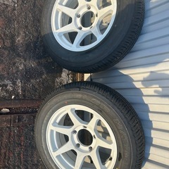 ジムニーシエラ　ホイールタイヤ４本セットの画像