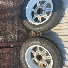 ジムニーシエラ　ホイールタイヤ４本セットの画像