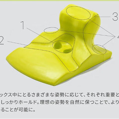 【美品】西川Keeps ピロークッション＋専用カバー付き／グレーの画像