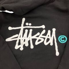 186000 STUSSY ステューシー パーカー S ブラック コットン メンズ [250417HM080108]の画像