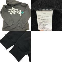 186000 STUSSY ステューシー パーカー S ブラック コットン メンズ [250417HM080108]の画像