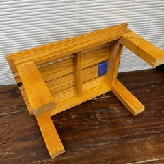 ¥100　木製万能台　パイン材 観葉植物や小物の置き台の画像
