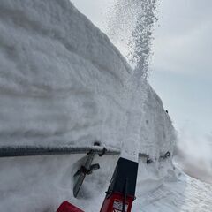 ホンダ除雪機　雪丸　HS655　バッテリー新品　整備済みの画像