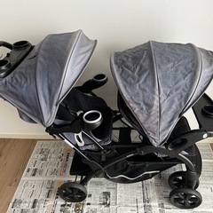【受渡し者決定】ベビーカー 二人でゴーDXの画像