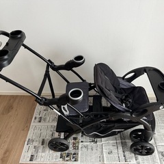 【受渡し者決定】ベビーカー 二人でゴーDXの画像