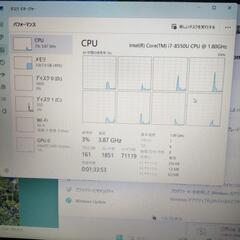 デル　ノートパソコン　P75F001 第8世代core i7の画像