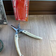 園芸はさみ　2種　2本セット　パッケージ付き　USEDの画像
