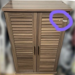 コンパクト スリム 幅60cm 奥行30cm 最大21足収納 下駄箱 シューズボックス 収納棚 ルーバー おしゃれ スリム 可動棚5枚 の画像