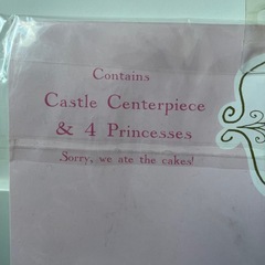 パーティ用お城&プリンセスのケーキスタンドセットの画像
