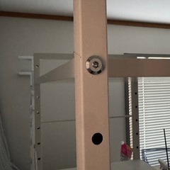 冷蔵庫3段板のホワイト（白）キッチンラックの画像