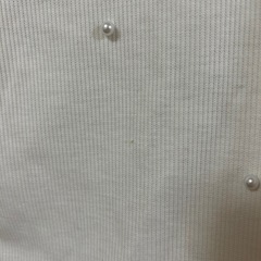 パール付きトップス(新品　シミあり)の画像