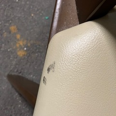 2507-662 ダイニングチェア 回転イス キズ 汚れありの画像