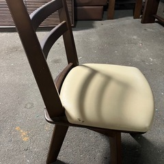 2507-662 ダイニングチェア 回転イス キズ 汚れありの画像