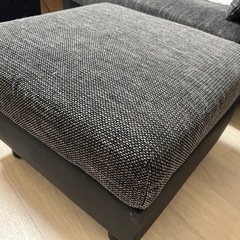 2人掛けカウチソファ ハイバックソファ[幅130]  LOWYAの画像