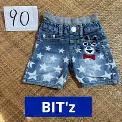 BREEZE 90 ハーフパンツ　BIT'z デニム半ズボン　2点セットの画像