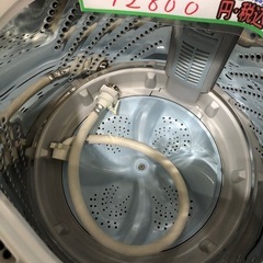 配送可【ハイセンス】4.5K洗濯機★2018年製　分解クリーニング済み/6ヶ月保証付き【管理番号12607比】の画像