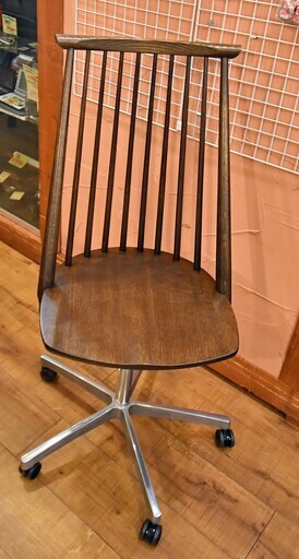●柏木工●シビル CC89　オーク材　デスクチェア 中古品●相模原　横浜　神奈川●KASHIWA　CIVIL　椅子●昇降●飛騨　高山●