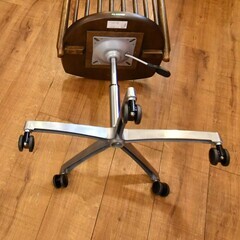●柏木工●シビル CC89　オーク材　デスクチェア 中古品●相模原　横浜　神奈川●KASHIWA　CIVIL　椅子●昇降●飛騨　高山●の画像