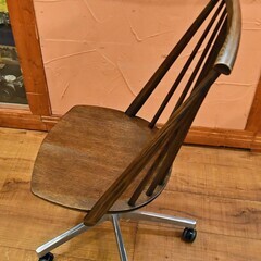 ●柏木工●シビル CC89　オーク材　デスクチェア 中古品●相模原　横浜　神奈川●KASHIWA　CIVIL　椅子●昇降●飛騨　高山●の画像