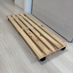 美品　桐・着物収納（3段）スノコキャスター付の画像