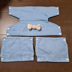 抱っこ紐　よだれカバー　3点セット　リバーシブルの画像
