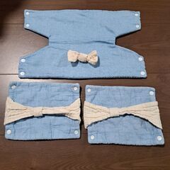 抱っこ紐　よだれカバー　3点セット　リバーシブルの画像