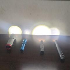 LED懐中電灯4本まとめて電池付き②の画像