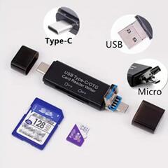 新品未使用 SDカードリーダーOTG SD/TF カード対応の画像