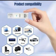 新品未使用 USB 3.0 カードリーダー (type-c3.0ハブ付)の画像