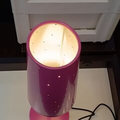 スタンドライト　ピンク　サイズ（約）幅16×奥16×高60　　■近隣配送無料 買取GO‼　栄和店の画像