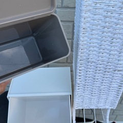 トイレ用品セット／トイレットペーパーホルダー、サニタリーボックス、マグネットボックスセットの画像
