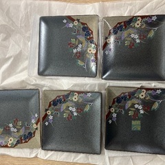 【昭和レトロな陶器】お皿9枚セットの画像