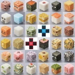 日本製新潟とびだせ!ブロックおにぎりの画像