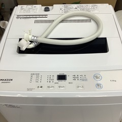 MAXZEN  マクスゼン　洗濯機　JW60WP01   2020年製  6㎏の画像