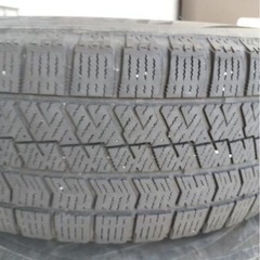 【7/31終了】アルミホイールスタッドレス4本セット（VRX2 185/65R15）引取りOK近隣配達します。 の画像