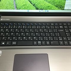 🍀本日の目玉！【美品】【インテル・最速・コアi7】【高速SSD】 ノートパソコン「mouse computer」 Win11 最新office2021付属 管理No7『基本送料無料』の画像