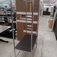 リユースのサカイ栃木店★ジモティ割あり★  ラック シルバー W90×D45.5×H172 クリーニング済み TC9931の画像