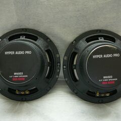 【新品】WING AUDIO 6.5インチ（約16㎝） 3WAY スピーカー MAX480W ツイーター内臓 HYPER AUDIO PRO 13oz大型マグネット音質向上の画像
