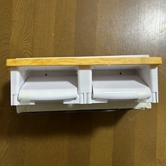 二連紙巻き機　トイレットペーパーホルダーの画像