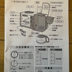 トースト＆コーヒーメーカー
の画像
