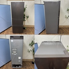I588 🌈 ジモティー限定価格！2022年製♪ Hisense 冷蔵庫 (282L) ⭐ 動作確認済 ⭐ クリーニング済の画像