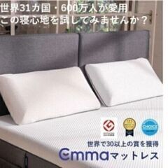 夏の感謝セール！【138600円⇒28000円】札幌市近郊の方限定！送料無料！エマ・スリープ エマ・マットレス クイーンの画像