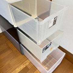 決まりました。引き出し 衣装ケース 収納ケース 3個の画像