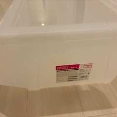 半透明収納ケース3個セットなら割引　の画像