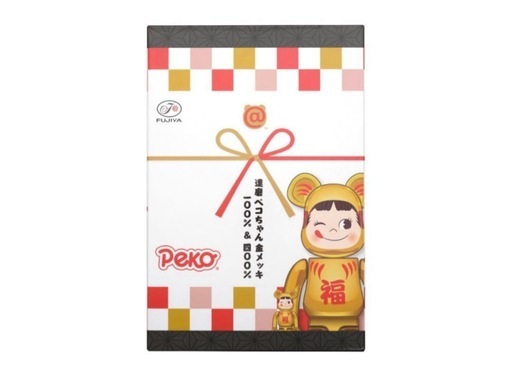 BE@RBRICK 達磨 ペコちゃん 金メッキ 100% & 400%